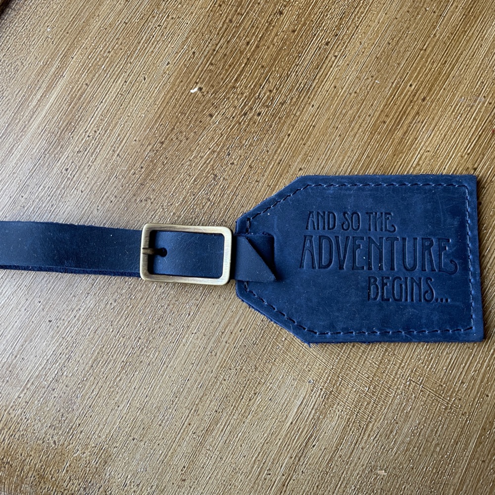 Portland Leather Deep Water Luggage Tag